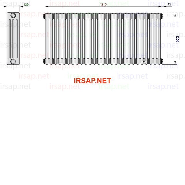 Радиатор IRSAP Tesi 41200/27 T14 CL 01